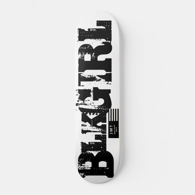 GAROTA NEGRA Skateboard (Frente)