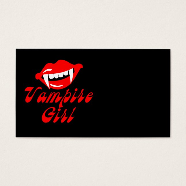Garota vampira (Frente)