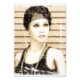 Garota Vintage, Efeito de Foto Antiga
