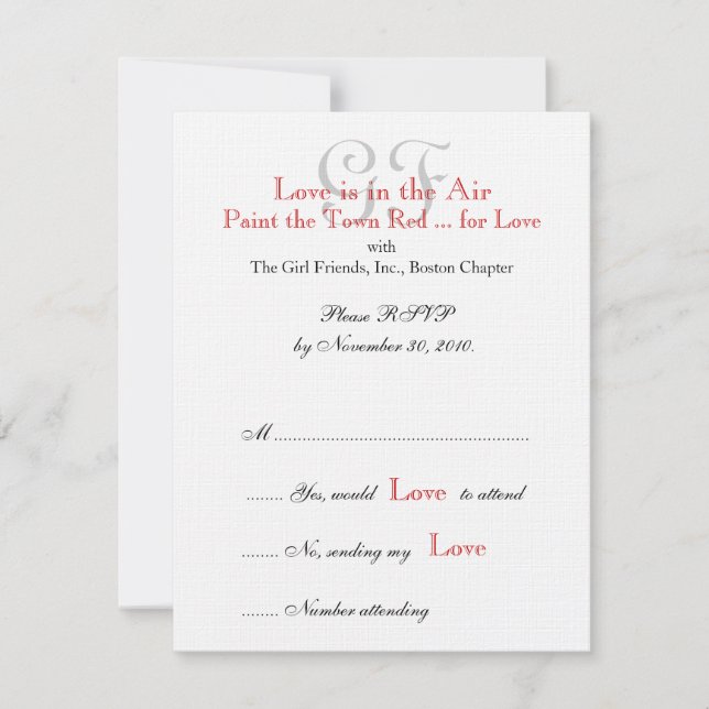 Garotas Amigas Noite Fora Placas RSVP 2 (Frente)