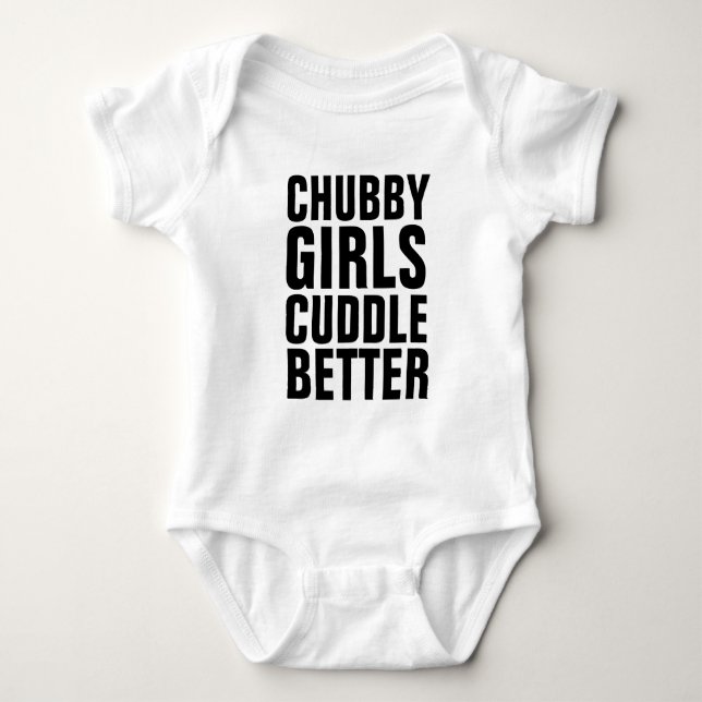 GAROTAS CHUBBY MELHOR, T-shirts amassadas (Frente)
