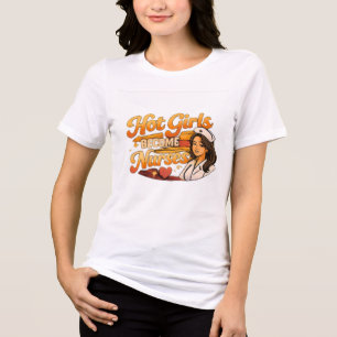 Garotas Gostosas se Tornam Enfermeiras Camisa engr