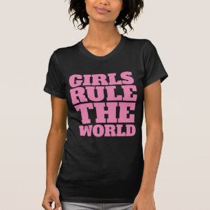 GAROTAS GOVERNAM O MUNDO Mulheres T-Shirts Camiset
