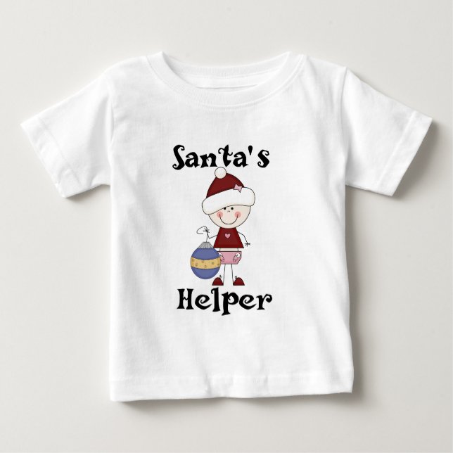 Garotas Papais noeis Helper T-shirts e presentes (Frente)