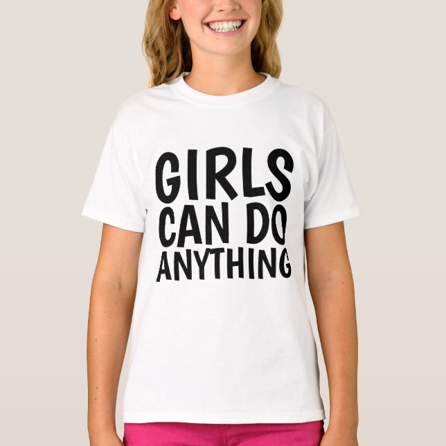 GAROTAS PODEM FAZER QUALQUER COISA, T-shirts GIGAN (Frente)