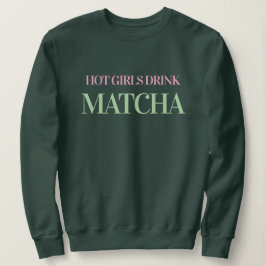 Garotas Quentes Bebem Camiseta Verde Feminina de M