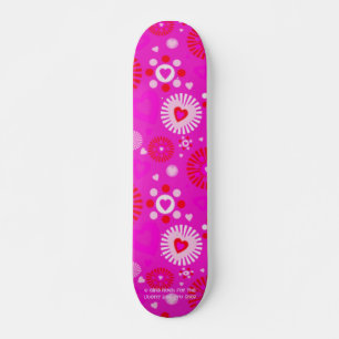 GAROTAS ROCK PRO SKATEBOARD - ROSA QUENTE FÚCSIA -