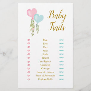 Garoto Balão ou Gênero Menino Revela Traços De Beb