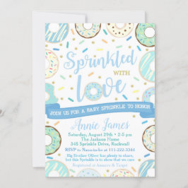 Garoto Bebê Pulverizador Rosquinha Convite Pulveri