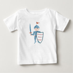 Garoto cavaleiro bonito personalizou t-shirt