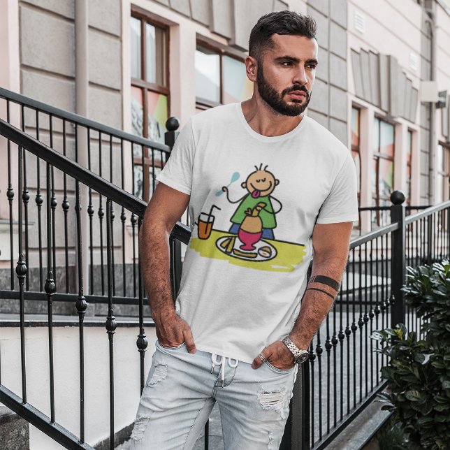 Garoto Comendo Uma Camisa De Ovo Enrolada (Criador carregado)