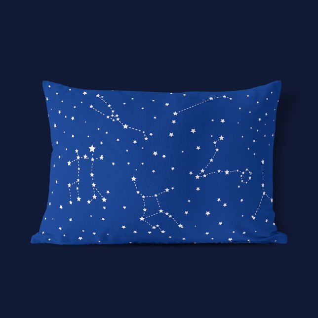 Garoto Constelação Azul Azul Noite Estrelada Céu B (Mockup)