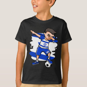 Garoto de Futebol Dabbing - Camisa de Israel Futeb