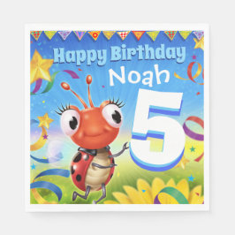 Garoto de guardanapo de papel de Festa de aniversá