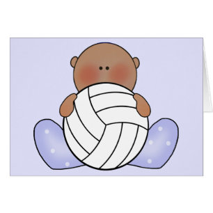 Garoto De Vazio Lil De Voleibol - Cartão De  Étn