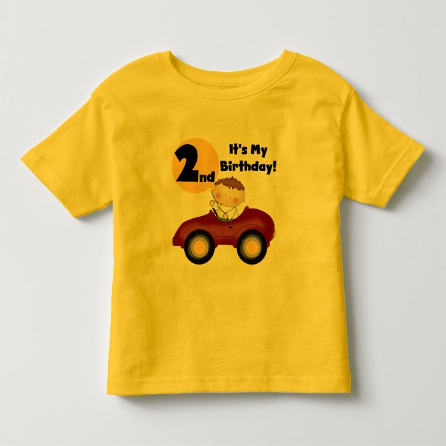 Garoto em Camisetas e presentes de segundo anivers (Frente)