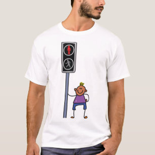Garoto Em Uma Camisa De Tela De Motosswaldo