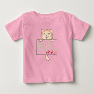 Garoto gatinho planeja camiseta