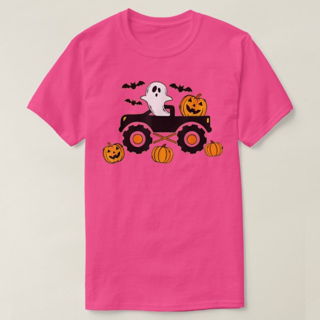 Garoto monstro do camisa de abóbora de abóbora (Frente do Design)