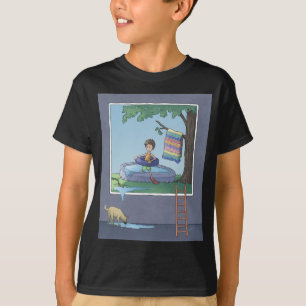 Garoto na piscina de criança T-Shirt