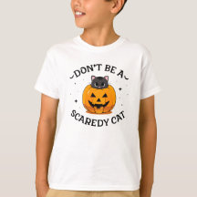 Garoto não é um gato assustador / camisa branca