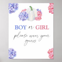 Garoto ou garota, por favor, vista seu Poster de p