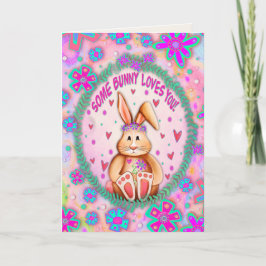 Garotos Bonitos Um Coelhinho Te Ama Cartão De Insp