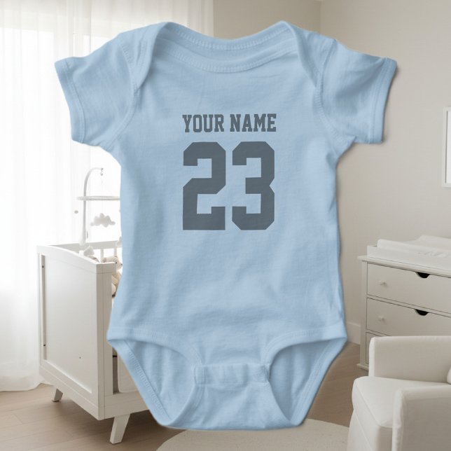 Garotos personalizados jogando camisa de futebol (sporty baby romper jumpsuit)