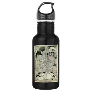 Garrafa 猫, 暁 斎 Gatos, Kyōsai, Ukiyo-e