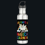 Garrafa 100 Dias De Meninas De Unicórnio Da Escola De Educ<br><div class="desc">100. º Dia da Faculdade Raparigas Unicórn 100 Dias de Camisa de T-Escola</div>