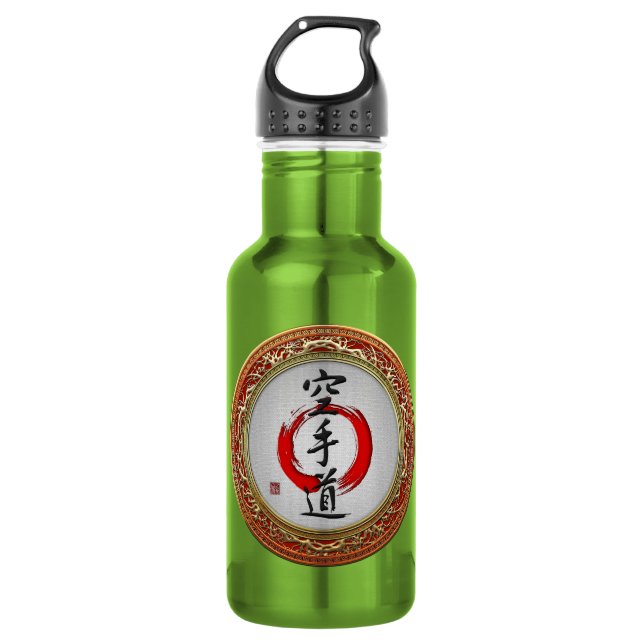 Garrafa [200] Caligrafia japonesa - Karate-do (Frente)