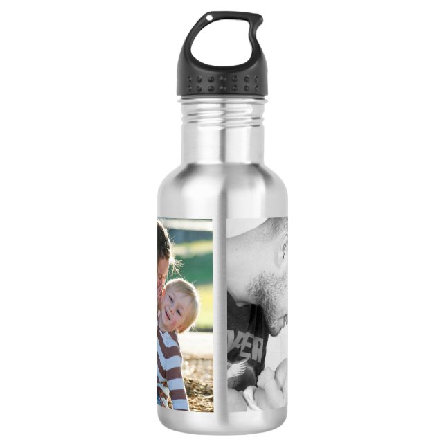 Garrafa 2 Foto Personalizada Dupla Face  (Frente)