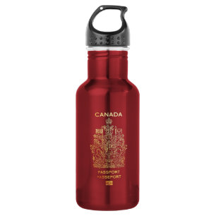 Garrafa [300] Cobrir de passaporte canadiano
