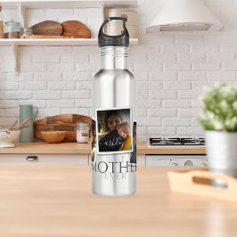 Garrafa 3 Colagem de Fotografias Dia de as mães memorável 