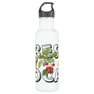 Garrafa 3 Projetos Botânicos de Frutas Diferentes por Redo