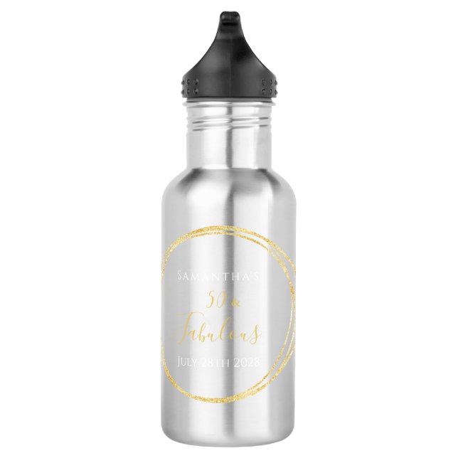 Garrafa 50º aniversário Personalizado (Direita)
