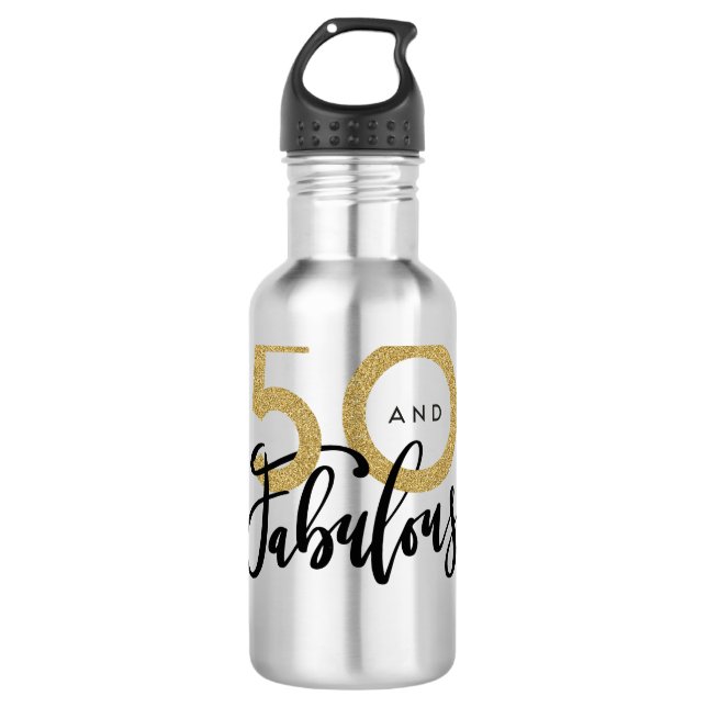 Garrafa 50 e fabuloso aniversário  (Frente)