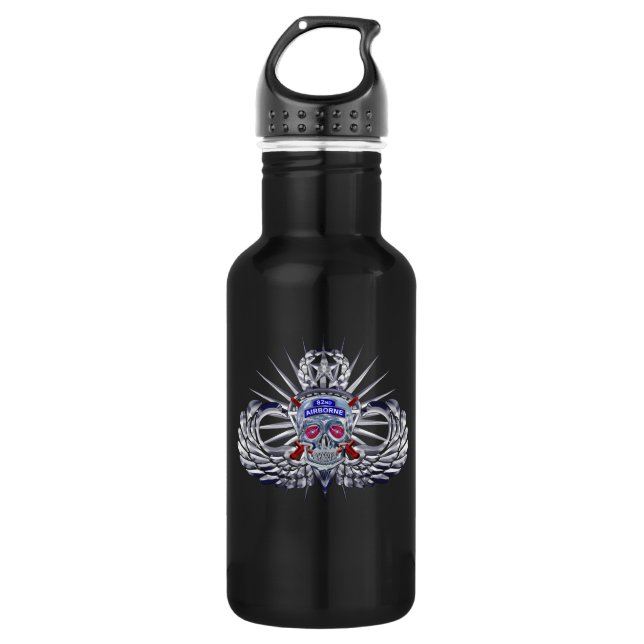 Garrafa 82ª Divisão de Voo Aéreo "Caveira Espetada" Salas  (Frente)