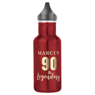 Garrafa 90 & Lendário Dourado Aniversário de 90 anos