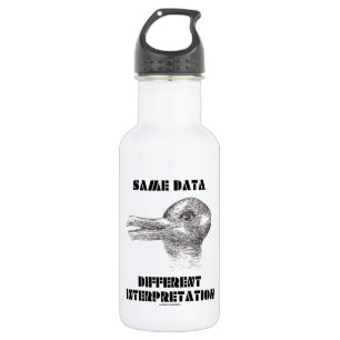 Garrafa A mesma interpretação diferente dos dados (coelh