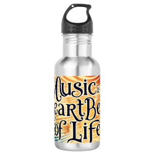 Garrafa A Música É O Batimento Cardíaco Da Vida 2