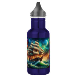 Garrafa A nave fantasma Lady Lovibond em uma tempestade có