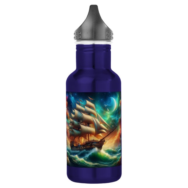 Garrafa A nave fantasma Lady Lovibond em uma tempestade có (Esquerda)