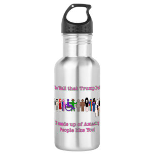 Garrafa A Parede que Trump Construiu