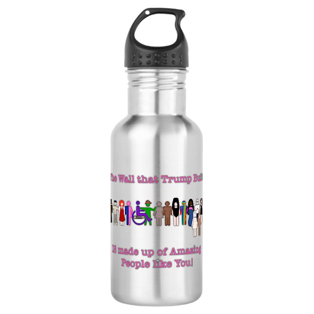 Garrafa A Parede que Trump Construiu (Frente)