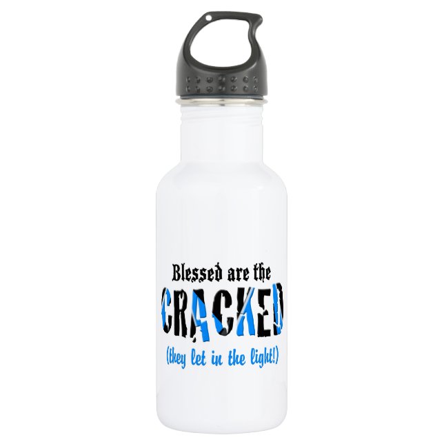 Garrafa Abençoados são os CRACKED! (Frente)