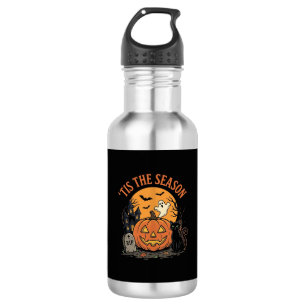 Garrafa Abóbora Engraçada Desenho de Piada de Halloween2 (