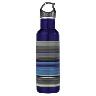 Garrafa Abstrato nº 1: Azul e cinza