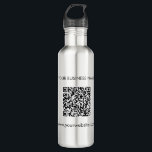 Garrafa Adicionar seu endereço de site à empresa QR Code<br><div class="desc">Adicione o URL do site da sua empresa e o nome da empresa clicando no botão "Personalizar". Um código QR exclusivo será gerado automaticamente para você quando você adicionar seu endereço Web no campo de código QR fornecido.</div>