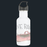 Garrafa Adoro Balé Ballerina Pink Slipper Dance Professora<br><div class="desc">Apresenta uma ilustração original de um calçado de dança de balé rosa. Excelente para seu dançarino ou professor de dança favorito! Não vê o que está procurando? Precisa de ajuda para a personalização? Clique em "rebeccaheartsny" (canto superior direito) e em "contate este designer" para criar algo apenas para você!</div>